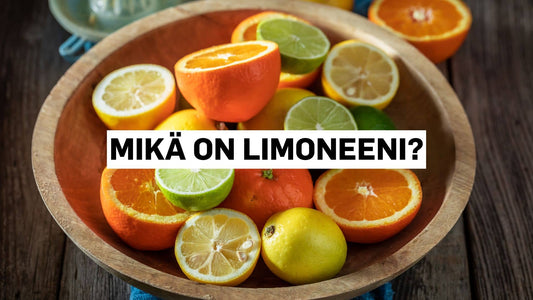 Sitrushedelmät, jotka sisältävät limoneenia.