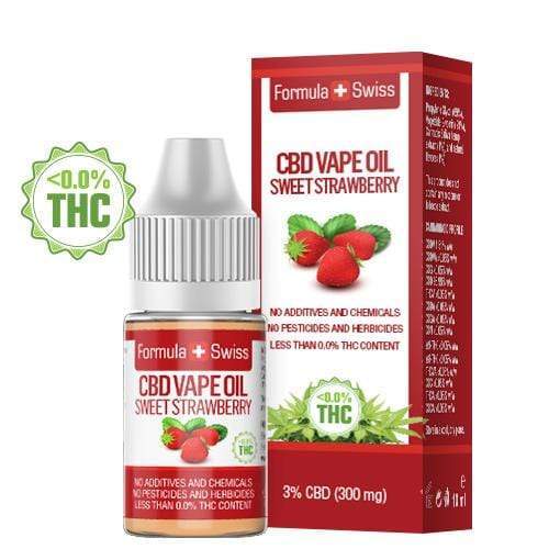 CBD vapeoljy makea mansikka 3-5%