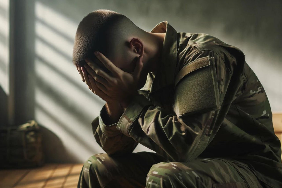 PTSD:stä kärsivä henkilö