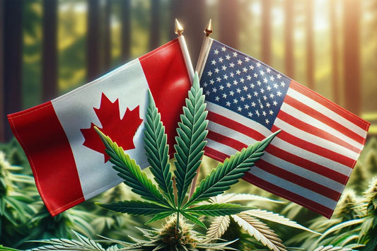 Amerikan ja Kanadan lippu