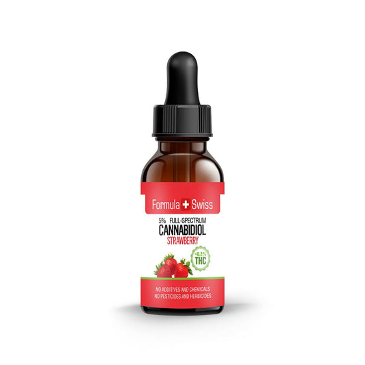 CBD-öljy mansikkaöljyssä 0.2% THC