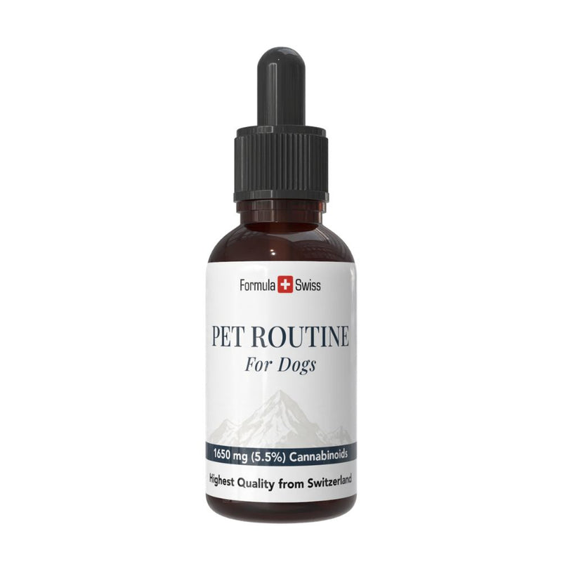 Formula Swiss Pet Routine koirille – CBD-öljy 5 % CBD, pipettipullo