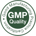 Formula Swiss GMP -laatusertifioinnin logo hyviin valmistuskäytäntöihin läpinäkyvällä taustalla.
