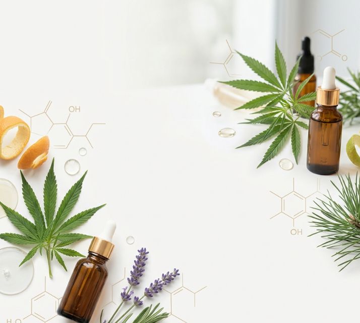 Terpeenit ja aromaattiset hamppukasviyhdisteet