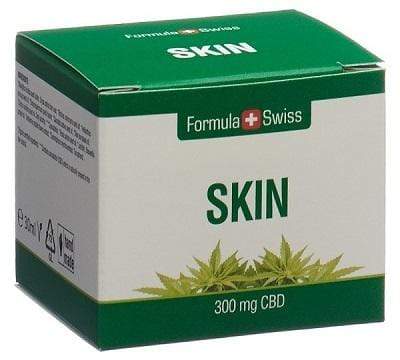 Formula Swiss CBD Skin balm jar with its packaging